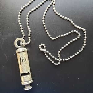 Falling whistle gunmetal